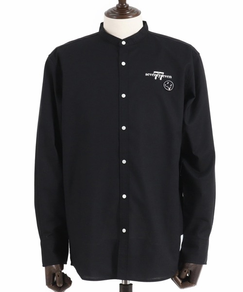 seventy seven シャツ ms5769- ox band collar L-S shirts 24W バンド