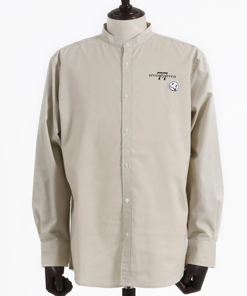 seventy seven シャツ ms5769- ox band collar L-S shirts 24W バンド