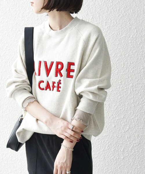 SHIPS any トレーナー スウェット any:「洗濯機可能」サガラ 刺繍 ロゴ