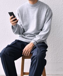 セーター ニット SHIPS any: 「手洗い可能」 ミラノリブ モックネック ニット 24FW メンズ｜ZOZOTOWN Yahoo!店