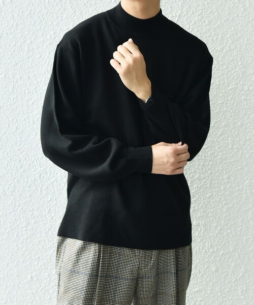 SHIPS any セーター ニット any: 「手洗い可能」 ミラノリブ モック