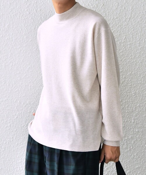 SHIPS any セーター ニット any: 「手洗い可能」 ミラノリブ モック