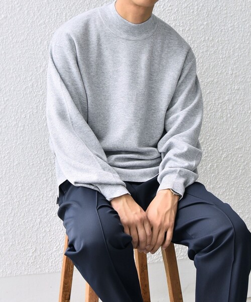 SHIPS any セーター ニット any: 「手洗い可能」 ミラノリブ モック