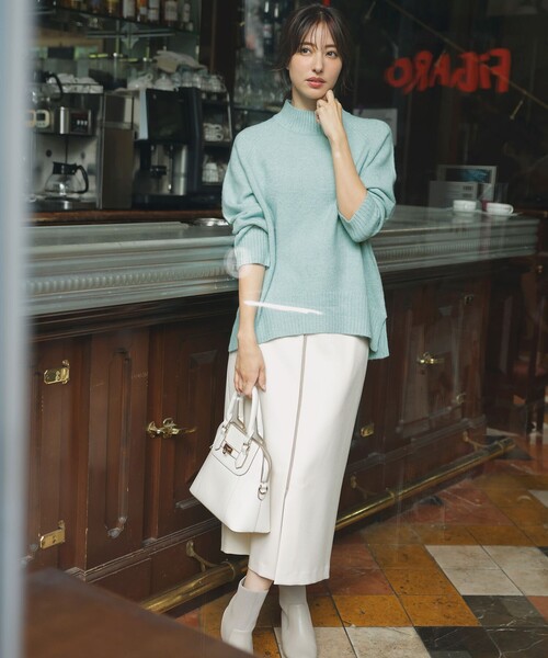 ANY SIS(エニィスィス) ニット セーター 「洗える」ハイネック ANY SIS(エニィスィス) ニット セーター 「洗える」ハイネック