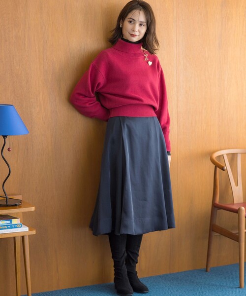 組曲（KUMIKYOKU） スカート シャイニーオーガン フレアスカート