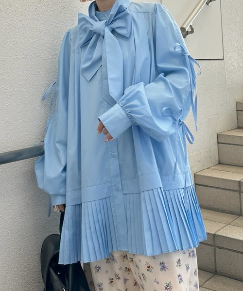 Alley Tokyo ワンピース プリーツミニボウタイワンピ : ZOZOTOWN Yahoo