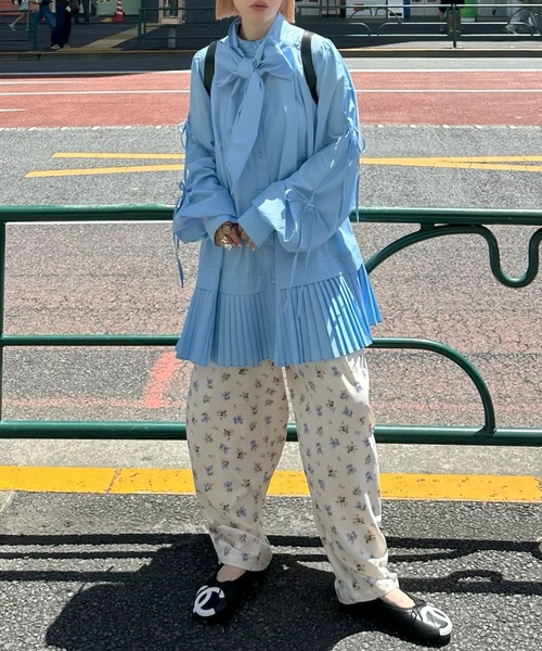 Alley Tokyo ワンピース プリーツミニボウタイワンピ : ZOZOTOWN Yahoo