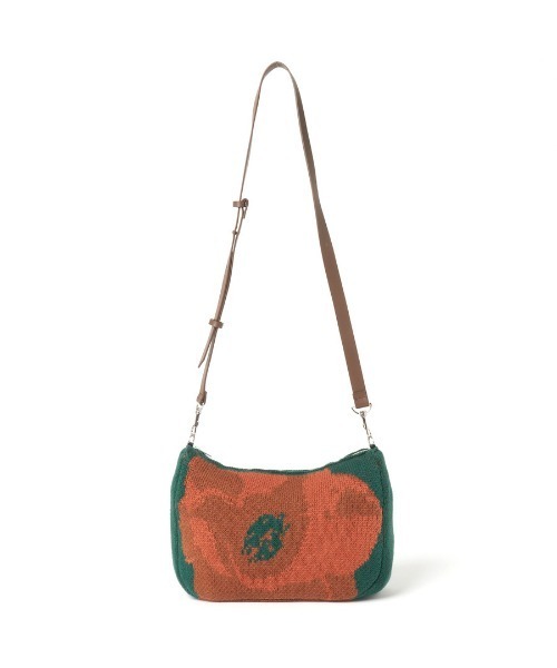 STUDIO SEVEN ショルダーバッグ バッグ Big Flower Pattern Knit Bag 