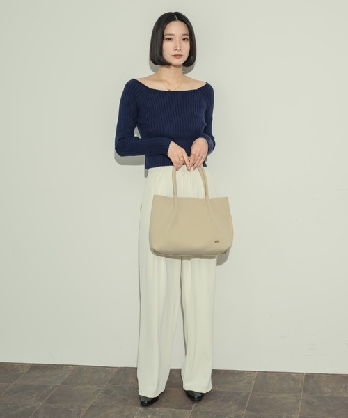 専用です　　スクエアトートバック NEUNA トートバッグ ロゴスクエアトートバック レディース