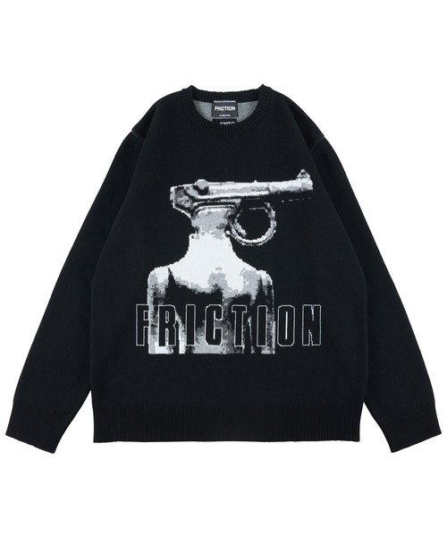 KNIT GANG COUNCIL INUプリントセーター MEDICOM TOY（メディコム・トイ） セーター ニット KNIT GANG COUNCIL