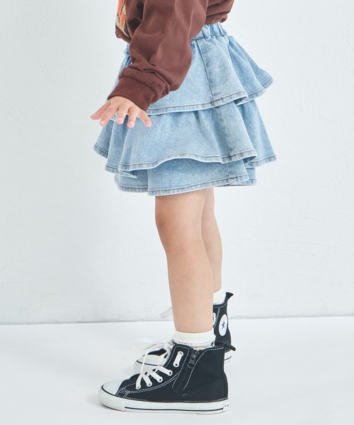 【専用商品】はるつき 様 pairmanon パンツ ティアード デニムスカッツ キッズ 子供服