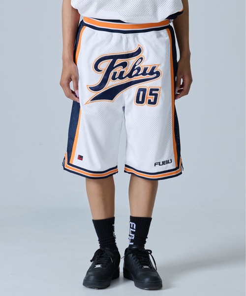 FUBUハーフパンツ FUBU（フブ） ハーフパンツ パンツ 短パン ブランド ロゴ ワッペン