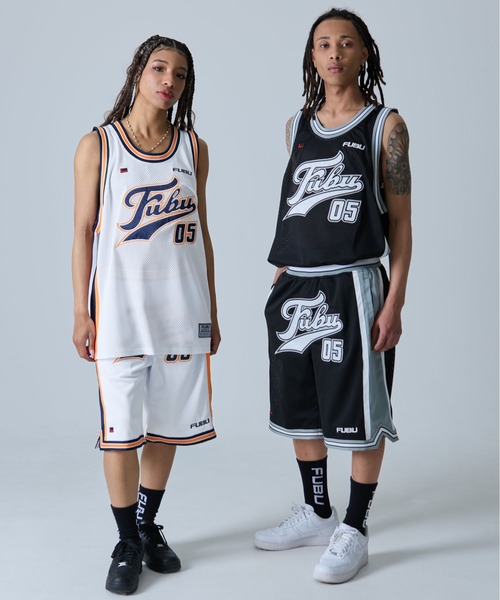 FUBU（フブ） ハーフパンツ パンツ 短パン ブランド ロゴ ワッペン