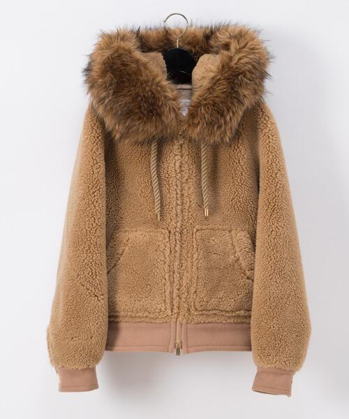 「GRACE CONTINENTAL」 ブルゾン 36 ベージュ レディース_画像2