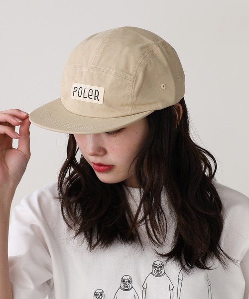 POLeR キャップ 帽子 POLeR/ポーラー FURRY FONT COTTON 5P CAP