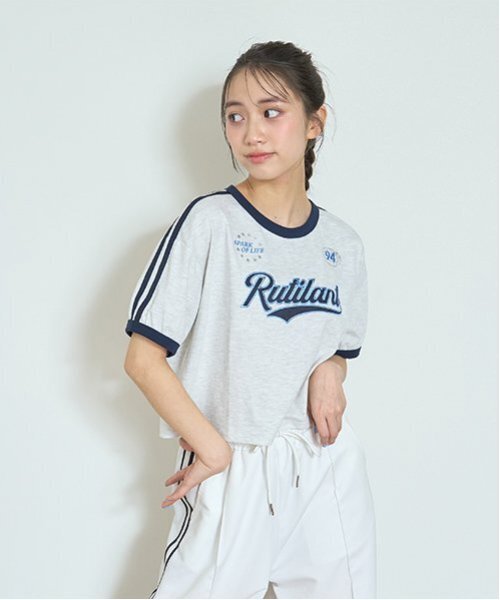 LOVETOXIC tシャツ 「LTXC」「吸水速乾/さらさら」ライン半袖Tシャツ