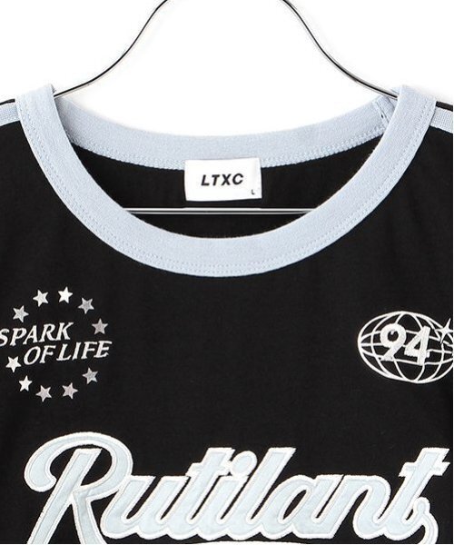サラサラのTシャツ LOVETOXIC tシャツ 「LTXC」「吸水速乾/さらさら」ライン半袖T