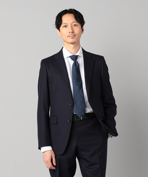 セレモニースーツ カジュアルスーツ 入学式 シャドーヘリンボーン スーツ メンズの画像