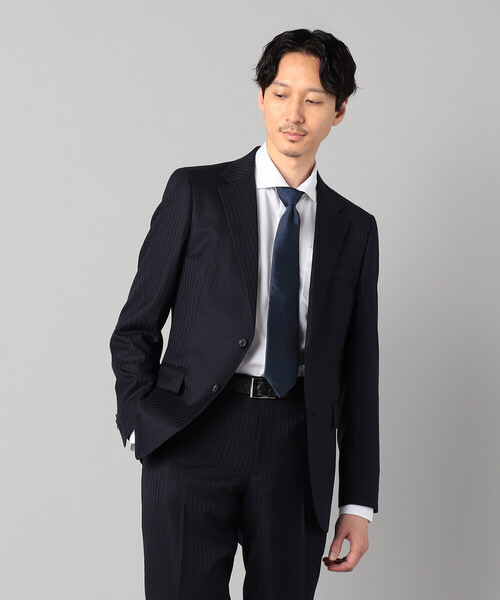 セレモニースーツ カジュアルスーツ 入学式 シャドーヘリンボーン スーツ メンズの画像