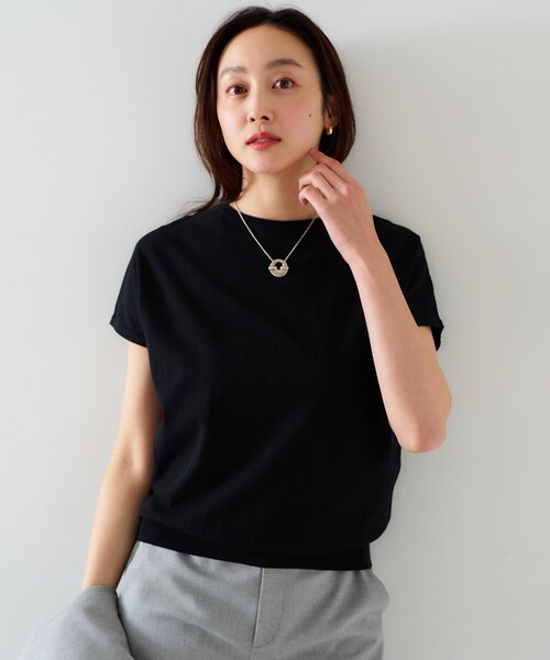 ニット セーター 「11色展開/コットン100/アンサンブル可能」 プルオーバーニット レディース | UNTITLED | 03