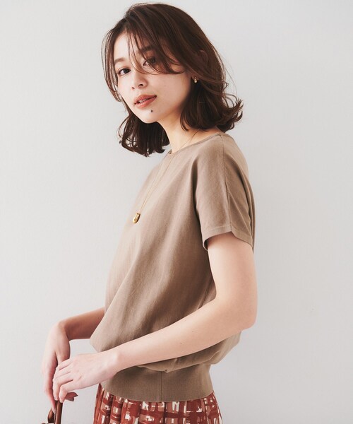 ニット セーター 「11色展開/コットン100/アンサンブル可能」 プルオーバーニット レディース | UNTITLED | 24