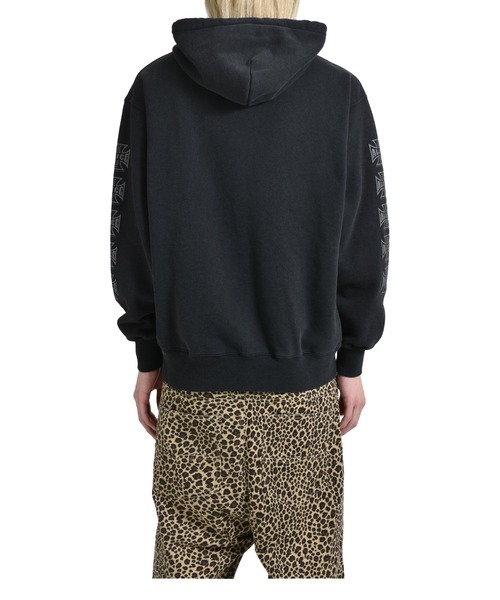 ALICE HOLLYWOOD パーカー DESTROYED CHOPPER FULL ZIP HOODIE