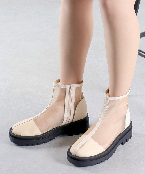 「LibertyDoll」 ショートブーツ LL ブラック レディース_画像9