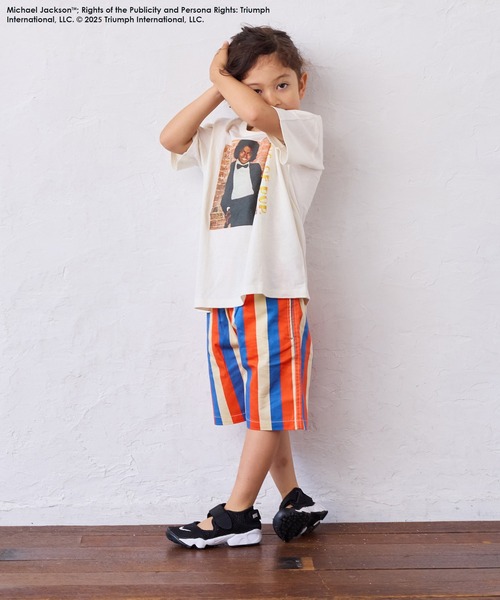 【マイケルジャクソン】Tシャツ⑮   120・130サイズ Amazon.co.jp: Tシャツ 子供用 マイケル・ジャクソン 半袖