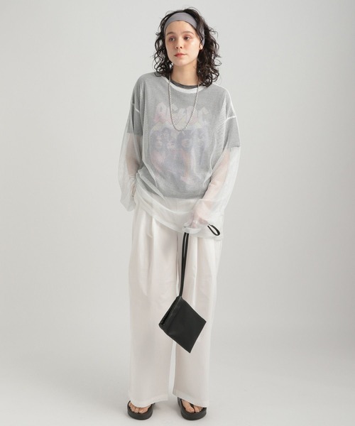 George's tシャツ メッシュロンT レディース : ZOZOTOWN Yahoo