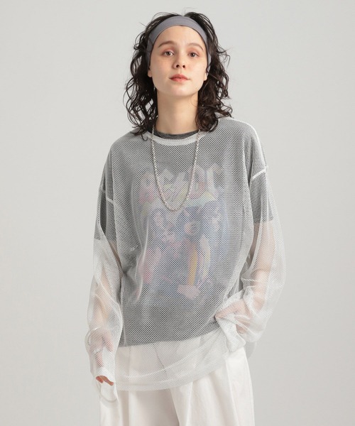 【60％OFF】 メッシュロンT tシャツ George's レディース Yahoo ZOZOTOWN : トップス