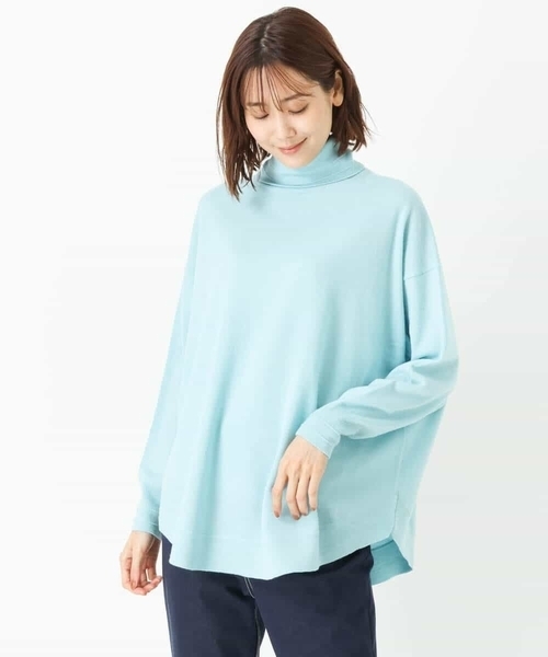 「MK MICHEL KLEIN」 タートルネックニット 38 ホワイト レディース_画像3