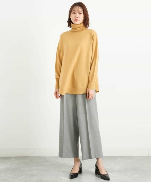 「MK MICHEL KLEIN」 タートルネックニット 38 ホワイト レディース_画像7