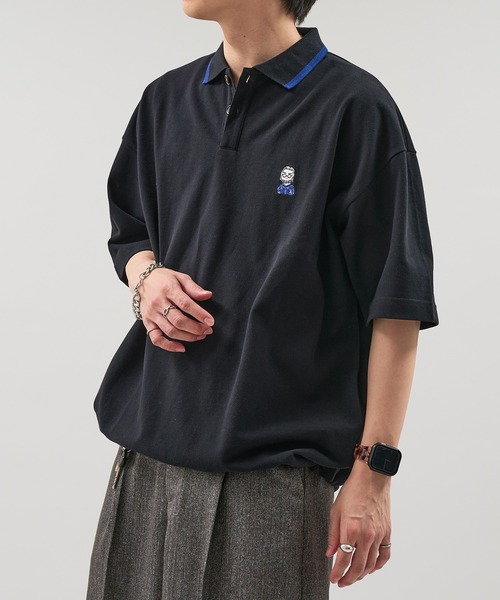 epnok ポロシャツ OJISAN鹿の子半袖ポロシャツ メンズ レディース