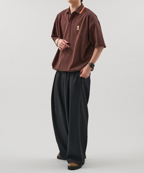 epnok ポロシャツ OJISAN鹿の子半袖ポロシャツ メンズ レディース