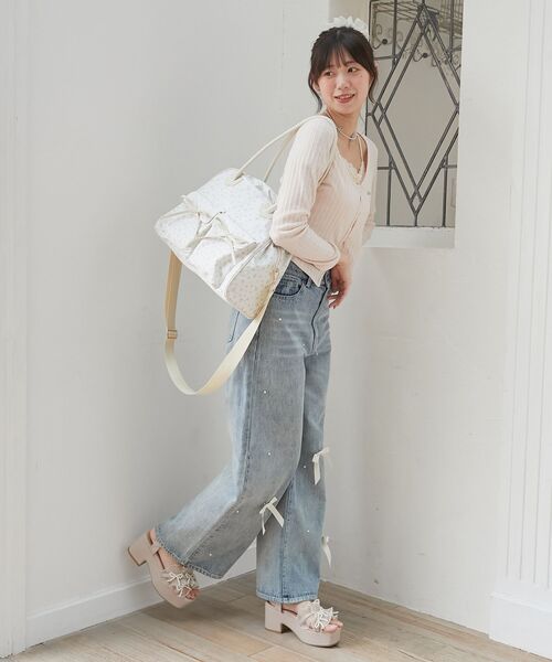 MAJESTIC LEGON（マジェスティックレゴン） ボストンバッグ フラワー