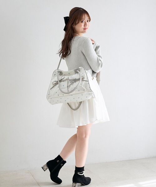 MAJESTIC LEGON（マジェスティックレゴン） ボストンバッグ フラワー