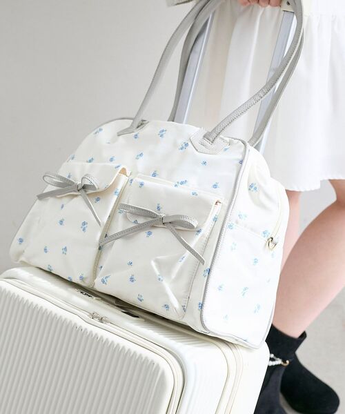 MAJESTIC LEGON（マジェスティックレゴン） ボストンバッグ フラワー