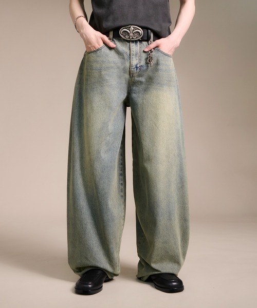CALIFORNIA OUTFITTERS ワイドパンツ ジーンズ 4D44 クラシックカーブ
