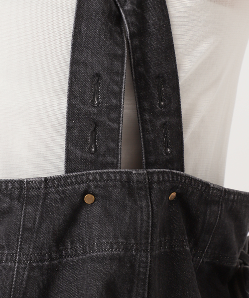 CURRENTAGE サロペット 黒 新品タグ付き プラージュ Plage CURRENTAGE / カレンテージ DENIM サロペット