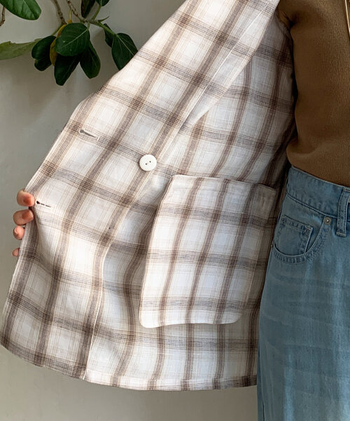 ドゥドゥ DouDou リネン テーラードジャケット リネンジャケット | DOUDOU(ドゥドゥ)レディース | PAL CLOSET