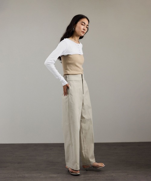 カーディガン nu=layerショート丈カーディガン レディース SALON adam et rope' カーディガン nu=layerショート丈