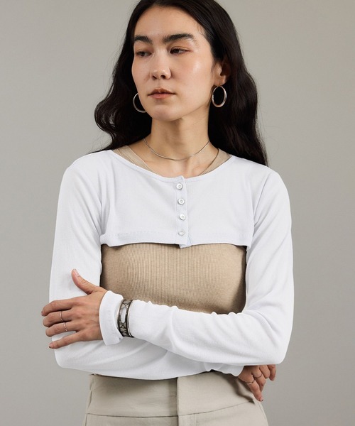 値下げ可能　JACQUEMUS ホワイトショート丈カーディガン 32 JACQUEMUS カーディガン - Off-White | FWRD