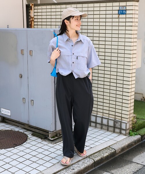 パンツ 「接触冷感」 サマー ボンディング カーブワイドパンツ/イージーパンツ/スウェットパンツ レディース | FREAK'S STORE | 22