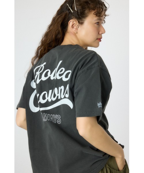 RODEO CROWNS WIDE BOWL tシャツ LOGO加工COLORED Tシャツ