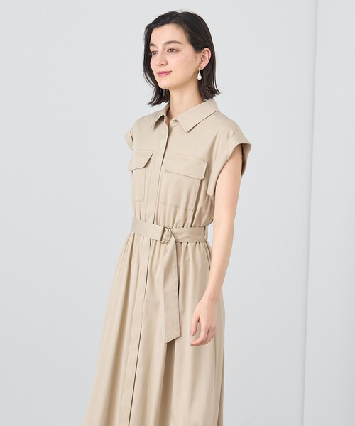 登場! ANAYI 「ANAYI」 シャツワンピース 38 ベージュ レディース ワンピース