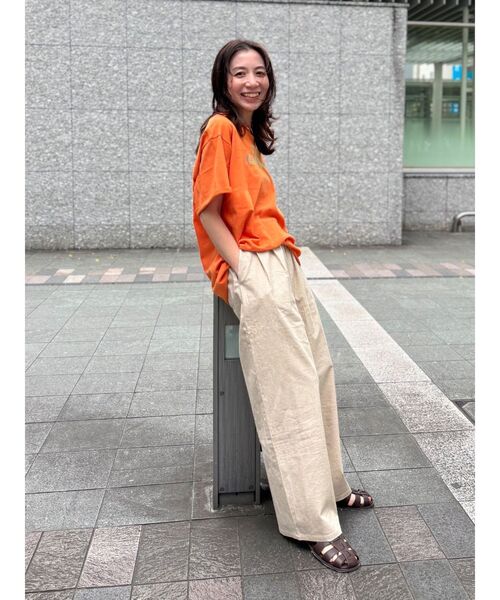 新品未使用 Ungrid リネンパンツ Ungrid パンツ リネン混カーブラフパンツ レディース : ZOZOTOWN