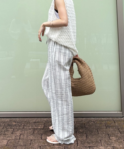 パンツ auskou I-SOOK（アイスー） パンツ 「ISOOK / アイスー」リラックスサッカー