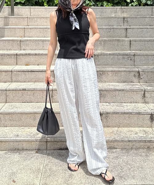 パンツ auskou I-SOOK（アイスー） パンツ 「ISOOK / アイスー」リラックスサッカー