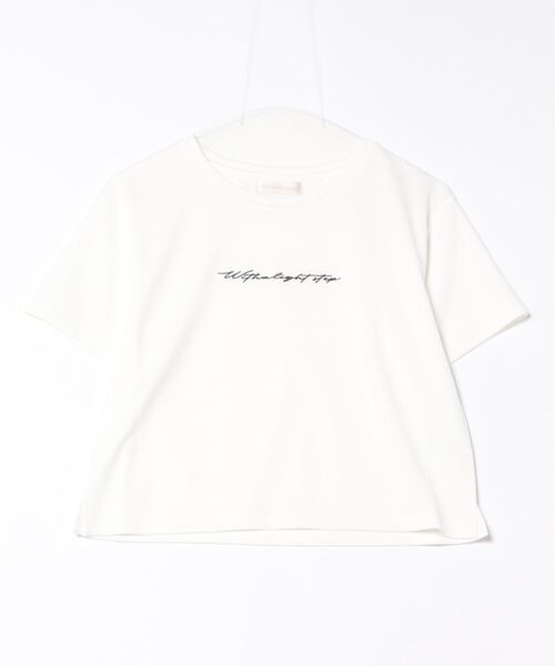 tシャツ 刺繍ロゴTシャツ レディース