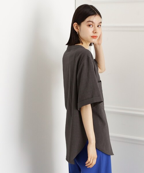 THE SHOP TK ブラウス シャツ 「秋色入荷/インしなくても決まる